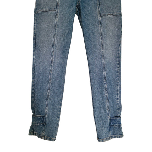 A.L.C Luke High Waist Straight Leg Denim Pants Size 6 - Picture 7 of 11